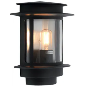 Utelampe Malmø svart