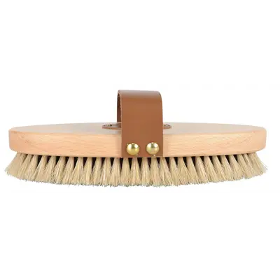 Børste kardask med lærrem, bilde 2