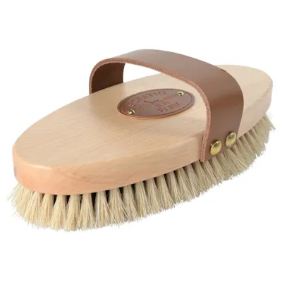 Børste kardask med lærrem