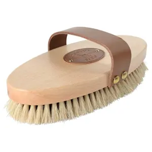 Børste kardask med lærrem