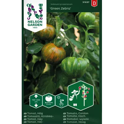 Frø tomat høy Green Zebra