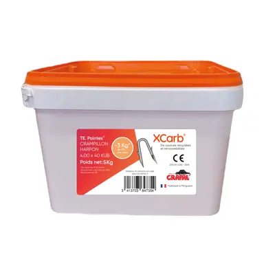 Krampe med mothake 4 x 40 mm 5 kg