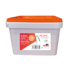 Krampe med mothake 4 x 40 mm 5 kg