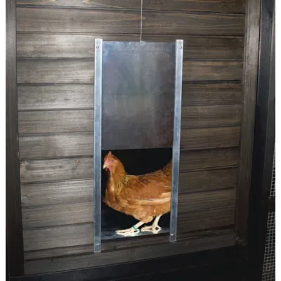 Hønsedør aluminium 32x20 cm, bilde 2