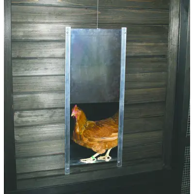 Hønsedør aluminium 32x20 cm, bilde 2