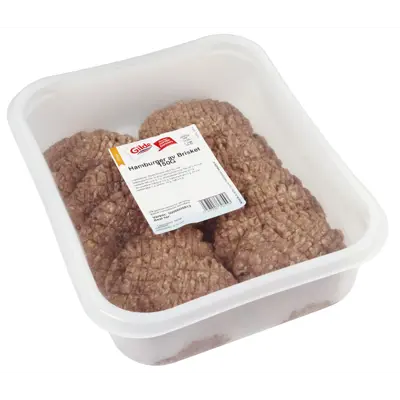 Gilde hamburger brisket 150 g 1,8 kg