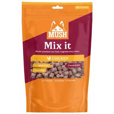 Hundefôr Mix It kylling frysetørket 200 g