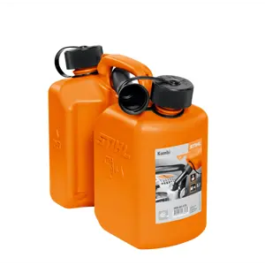 Kombikanne dobbel for bensin og olje