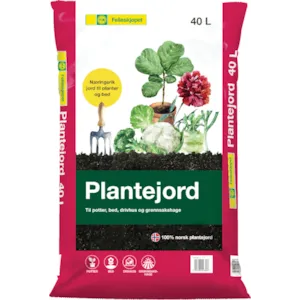 Plantejord 40 L Pall à 54 sekker