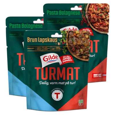 Turmat 2 pasta bolognese og 1 lapskaus 120 g