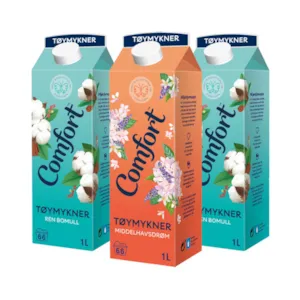 Tøymykner kit 2 Ren Bomull og 1 Middelhavsdrøm