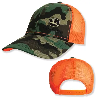 Caps camo/oransje