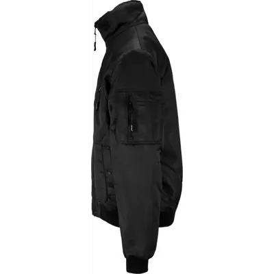 Pilotjakke med pels svart, bilde 3