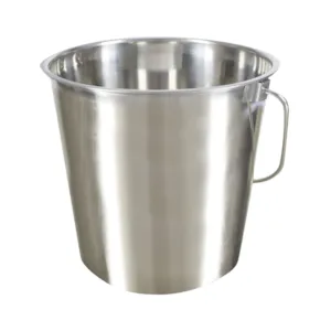 Rustfri bøtte 8,5 L