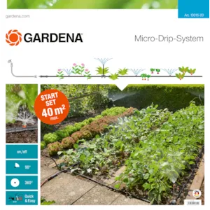 Gardena Micro-Drip startsett dryppvanning blomsterbed