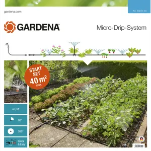 Gardena Micro-Drip startsett dryppvanning blomsterbed