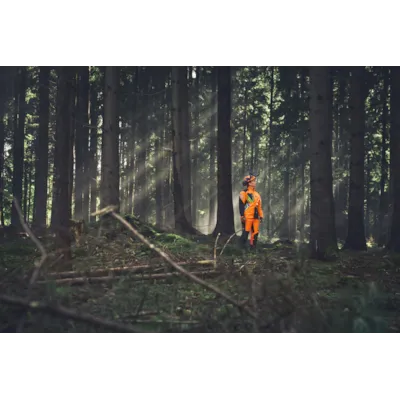 Skogsjakke Advance ShellTec orange, bilde 4