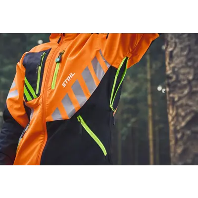 Skogsjakke Advance ShellTec orange, bilde 5