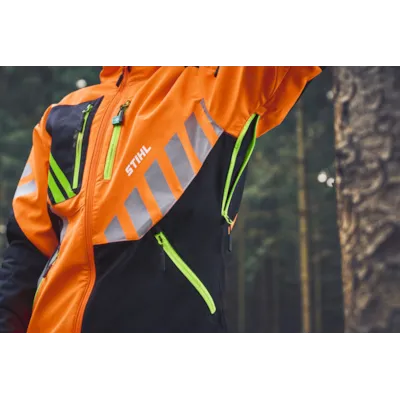 Skogsjakke Advance ShellTec orange, bilde 5