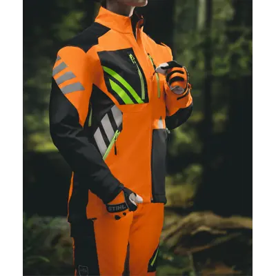 Skogsjakke Advance ShellTec orange, bilde 6