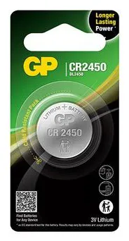 Lithium Cell batteri CR2450 1 stk