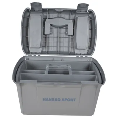 Pussekasse 41x25x25 cm sølvgrå, bilde 2