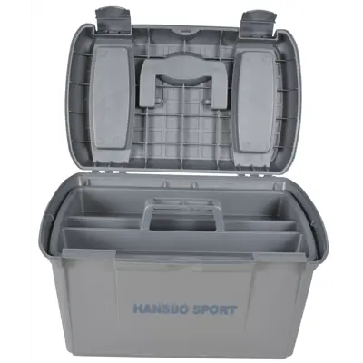 Pussekasse 41x25x25 cm sølvgrå, bilde 2