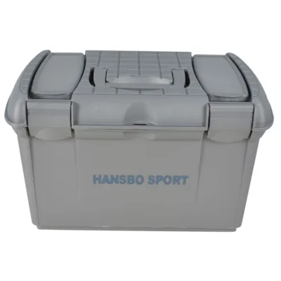 Pussekasse 41x25x25 cm sølvgrå