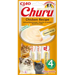 Kattesnacks puré kylling 4x14 g