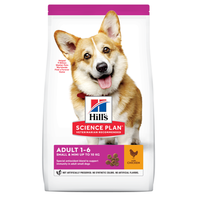 Hundefôr Small & Mini Adult Kyllling 6 kg