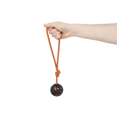 Hundeleke ball på tau D60 mm, bilde 2