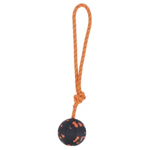 Hundeleke ball på tau D60 mm