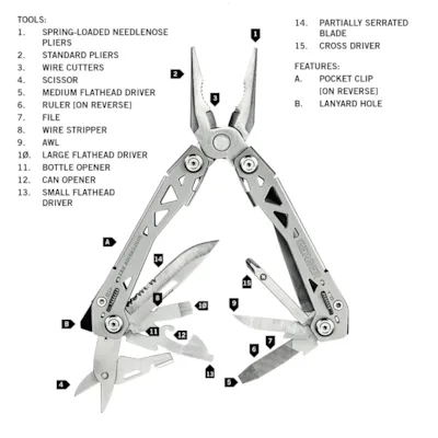 Multiverktøy foldbart Suspension NXT, bilde 3