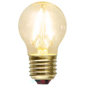 Lyspære LED Decoration G45 E27 klar 1.5W