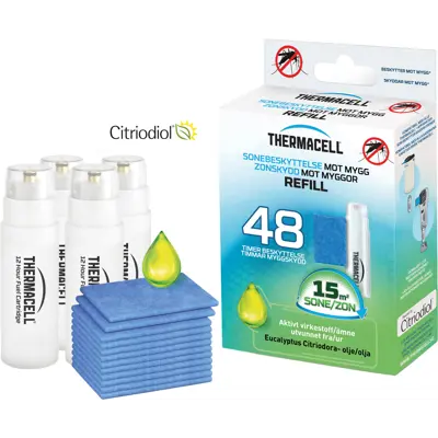 Refill Mot Mygg Citriodiol 48 t