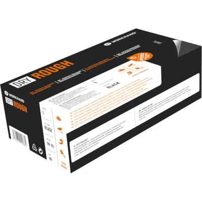 Engangshansker Rought Nitril 100 pk, bilde 2