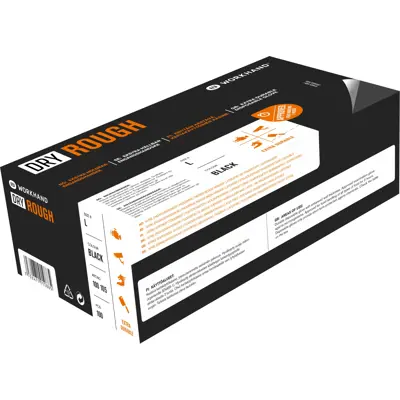 Engangshansker Rought Nitril 100 pk, bilde 2