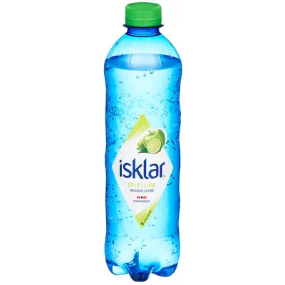 Isklar kullsyrevann eple & lime 0,5 L
