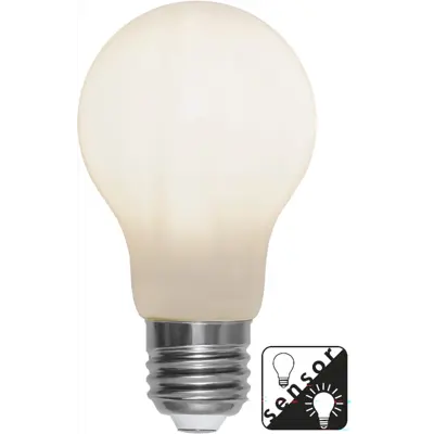 Lyspære LED Opaque Frost A60 E27 Sensor 4.5W