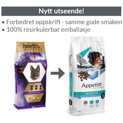Hundefôr Sensitive Fish Large Breed 12 kg, bilde 2