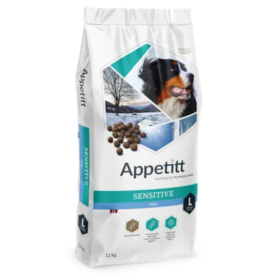 Hundefôr Sensitive Fish Large Breed 12 kg