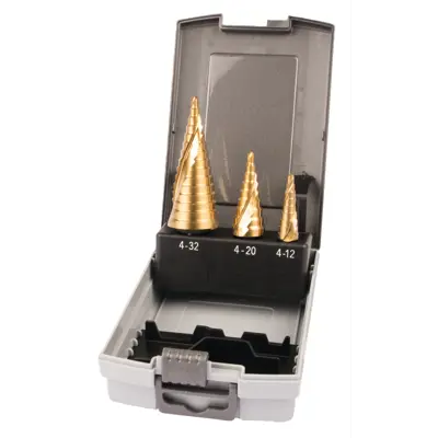 Stegborsett TiN 4–32 mm