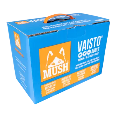 Hundefôr Vaisto frosset okse-kalkun-laks 10 kg