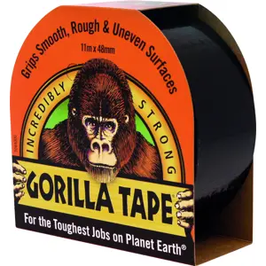 Lerretstape svart 48 mm x 11 m