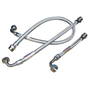 Monteringsslange 30 cm 1/2" 90 grader