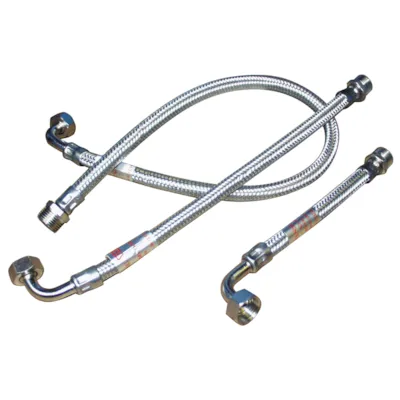 Monteringsslange 30 cm 1/2" 90 grader