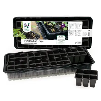 Minidrivhus 57x24 cm