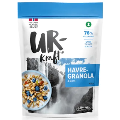 Havregranola 4-korn 430 g