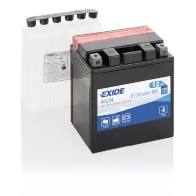 MC batteri AGM ETX 14AH-BS