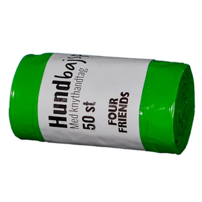 Hundeposer 50 stk grønn